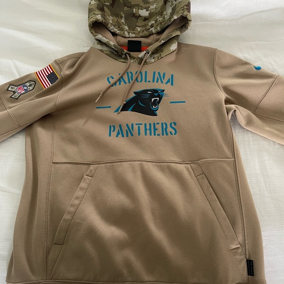 Carolina Panthers Nike Dri-Fit Salute to Service hoodie (medium) - Picture 1 of 4